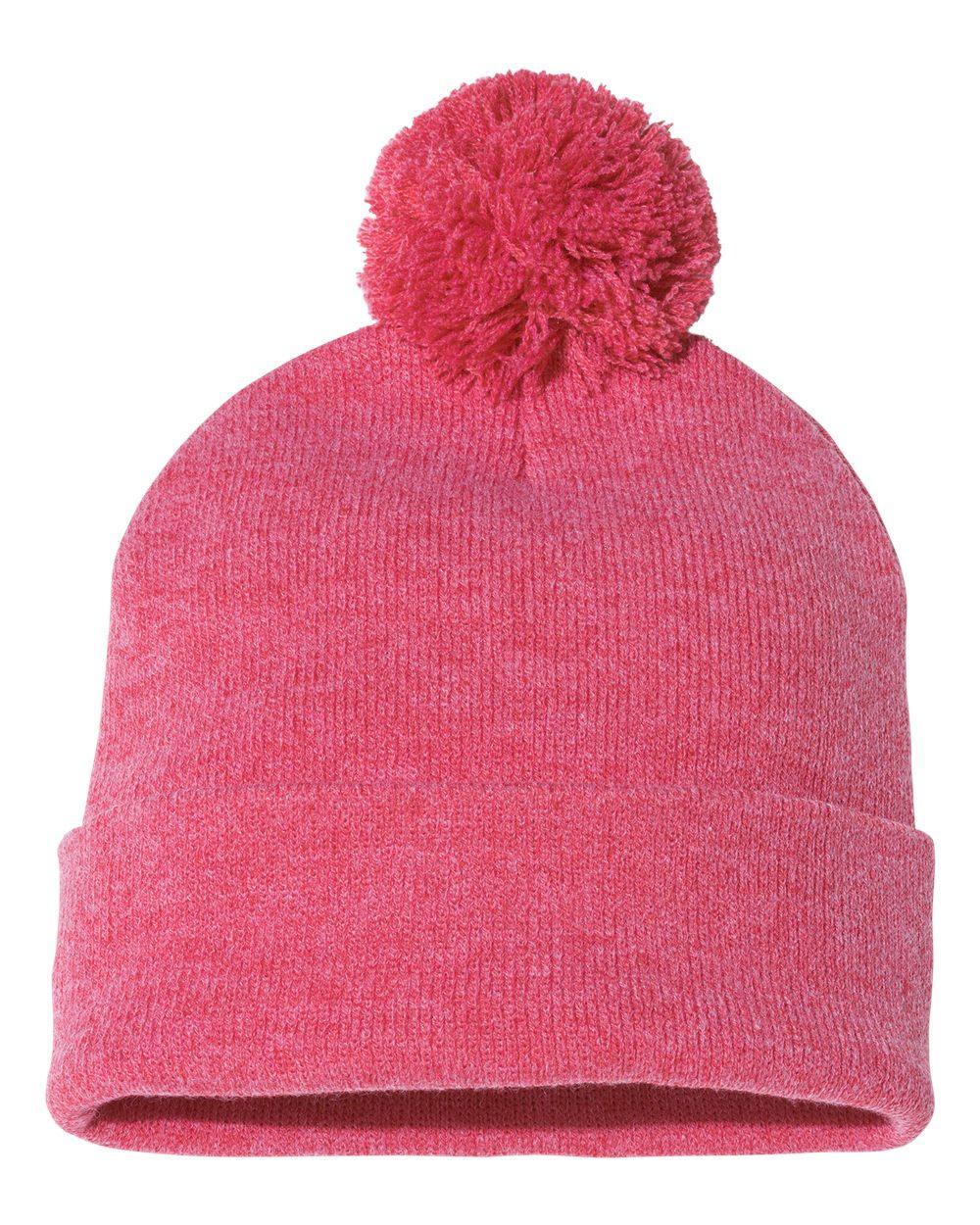 Pom-Pom 12" Knit Beanie - Sportsman SP15 - Leatherwood Trading Post