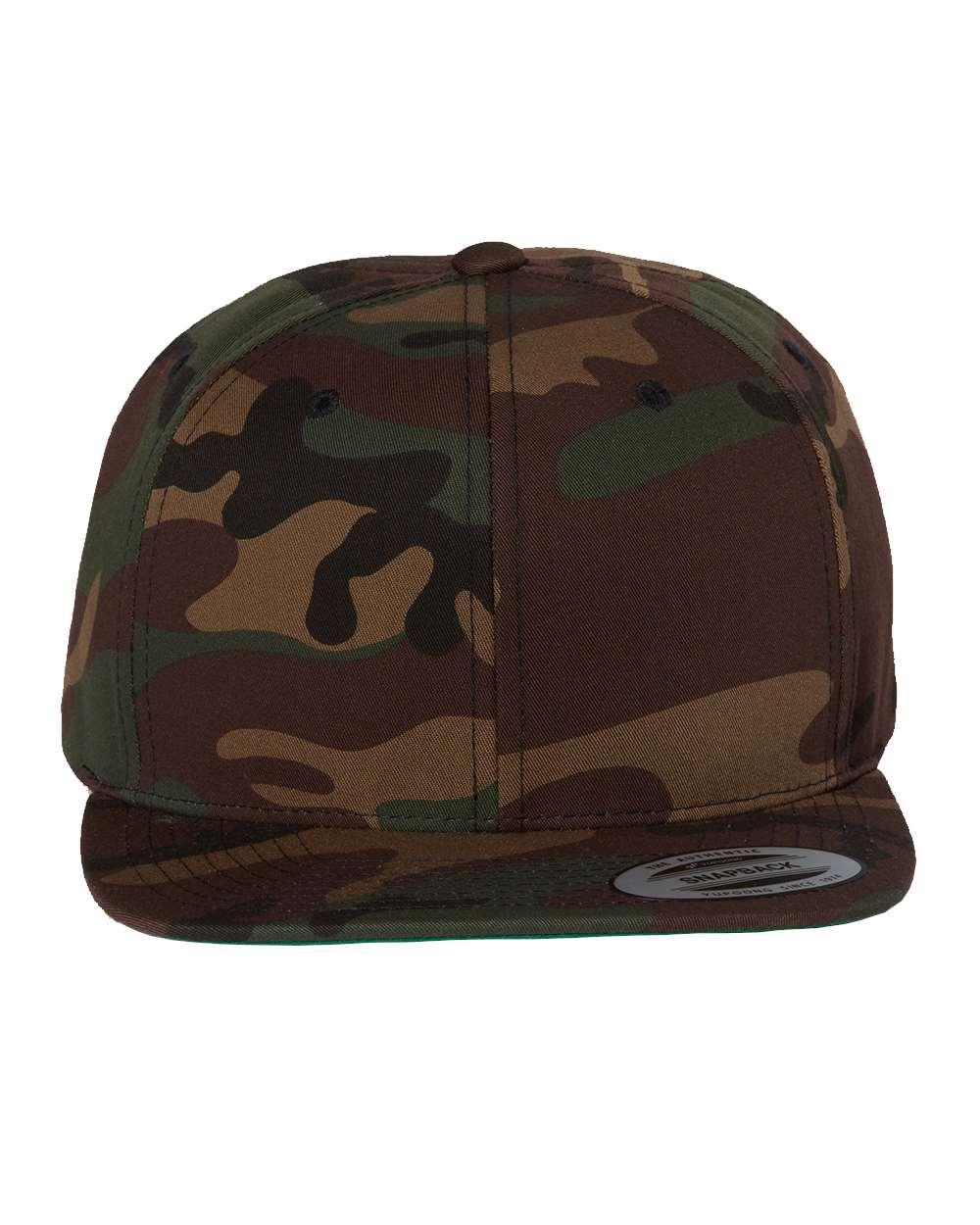Flat Bill Cap - Yupoong 6089M - Snapback Headband - Leatherwood Trading Post