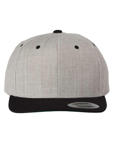Flat Bill Cap - Yupoong 6089M - Snapback Headband - Leatherwood Trading Post