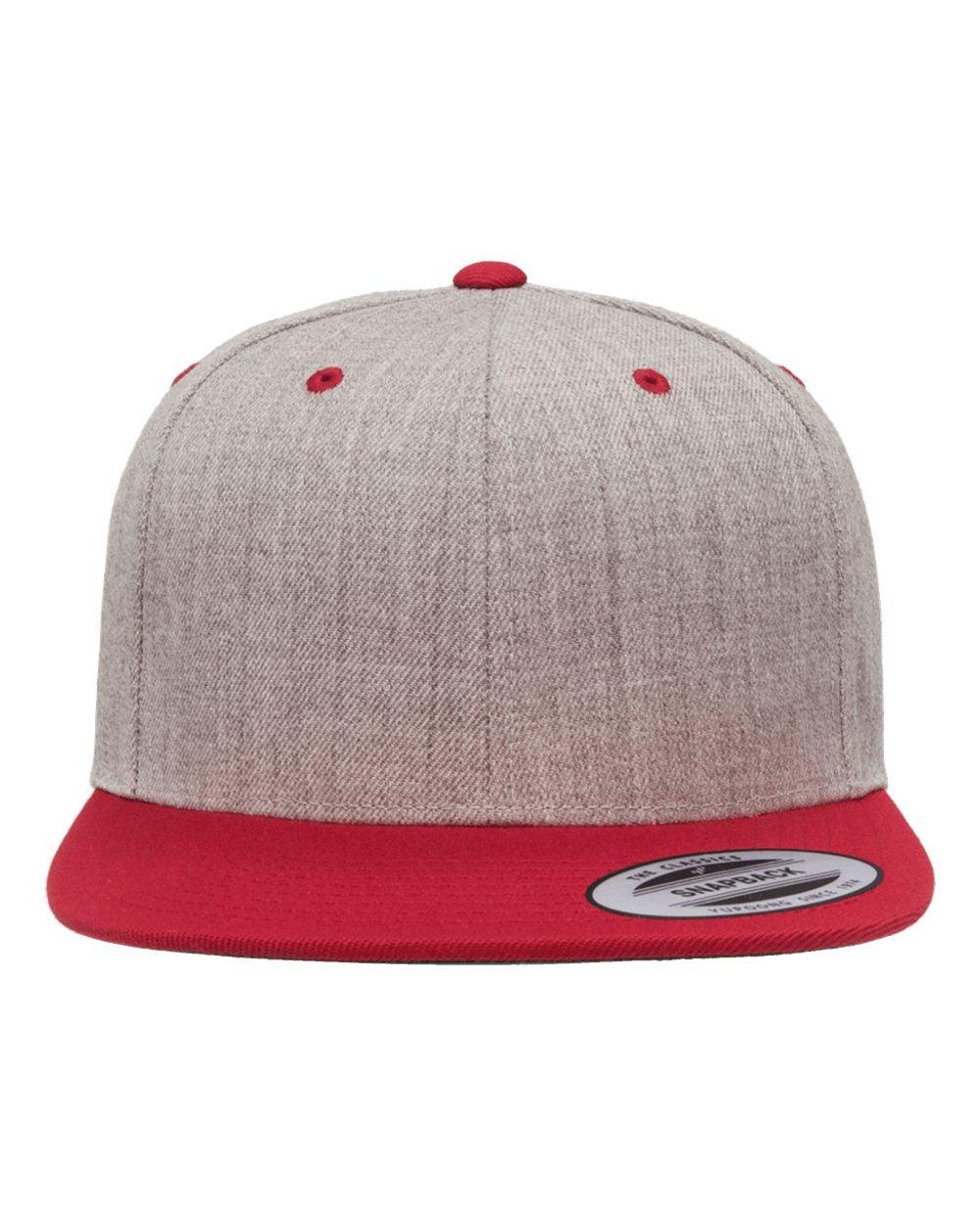 Flat Bill Cap - Yupoong 6089M - Snapback Headband - Leatherwood Trading Post