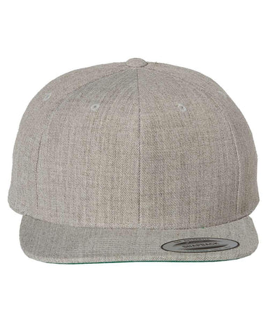 Flat Bill Cap - Yupoong 6089M - Snapback Headband - Leatherwood Trading Post