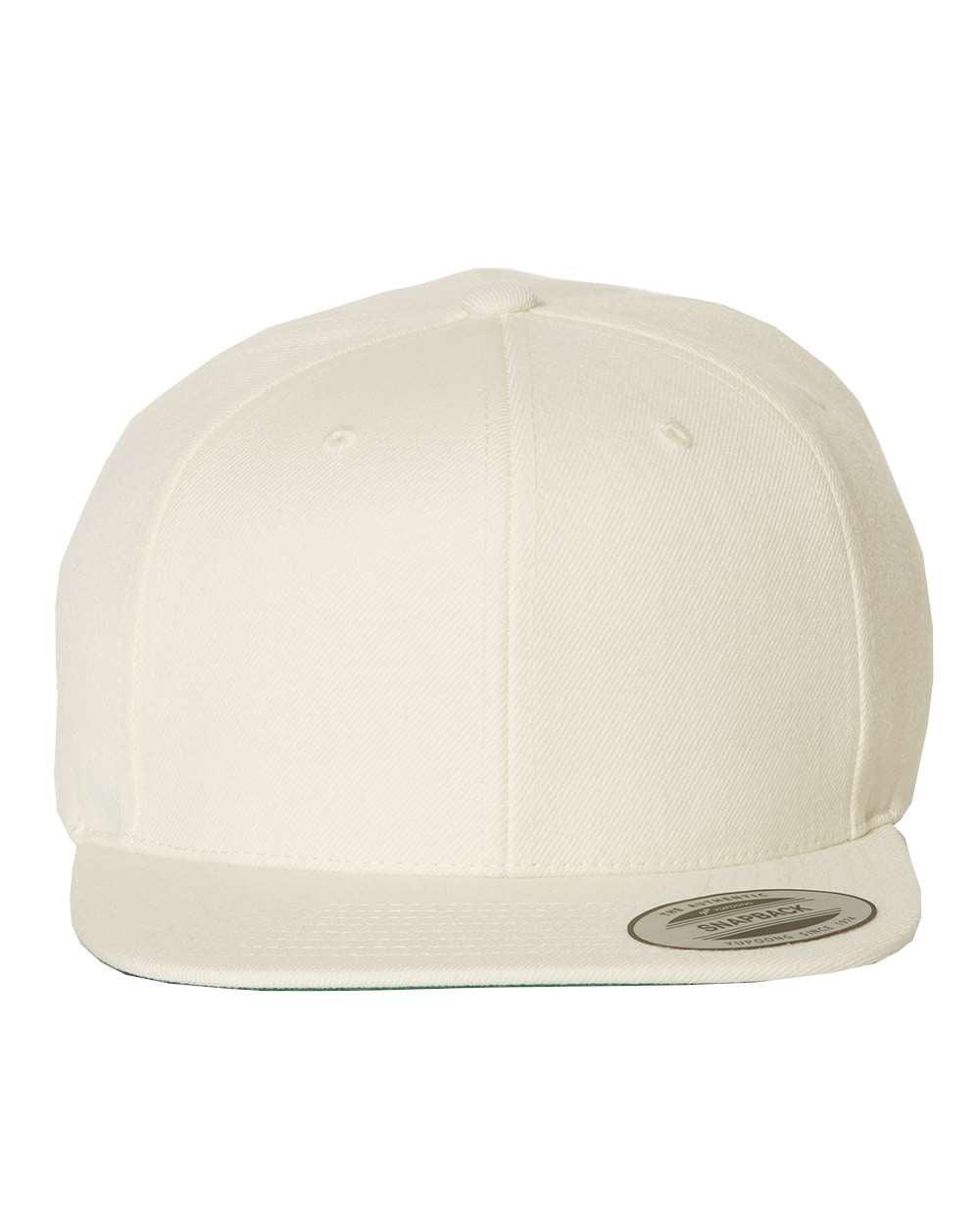 Flat Bill Cap - Yupoong 6089M - Snapback Headband - Leatherwood Trading Post