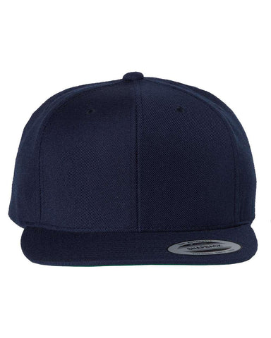 Flat Bill Cap - Yupoong 6089M - Snapback Headband - Leatherwood Trading Post